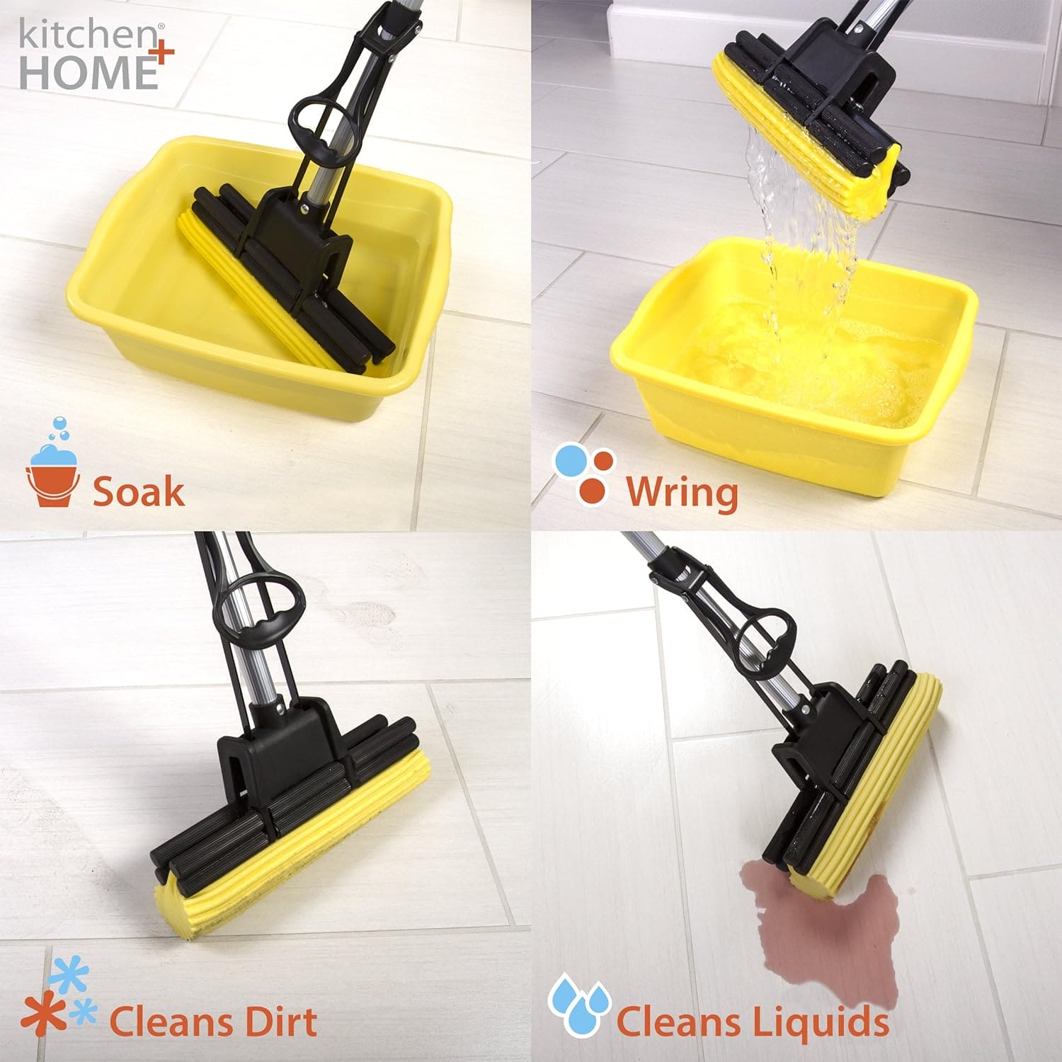 Foamic Sponge Squeezy Mop, Double Roller Sponge Foam Mop, Telescopic Folding Type Mop, Floor Cleaning Squeeze Mop, Telescopic Handle Squeegee Absorber Sponge, Home Floor Kitchen Living Room Bathroom Cleaning Tools Foamic Sponge Squeezy Mop, Double Roller Sponge Foam Mop, Telescopic Folding Type Mop, Floor Cleaning Squeeze Mop, Telescopic Handle Squeegee Absorber Sponge, Home Floor Kitchen Living Room Bathroom Cleaning Tools